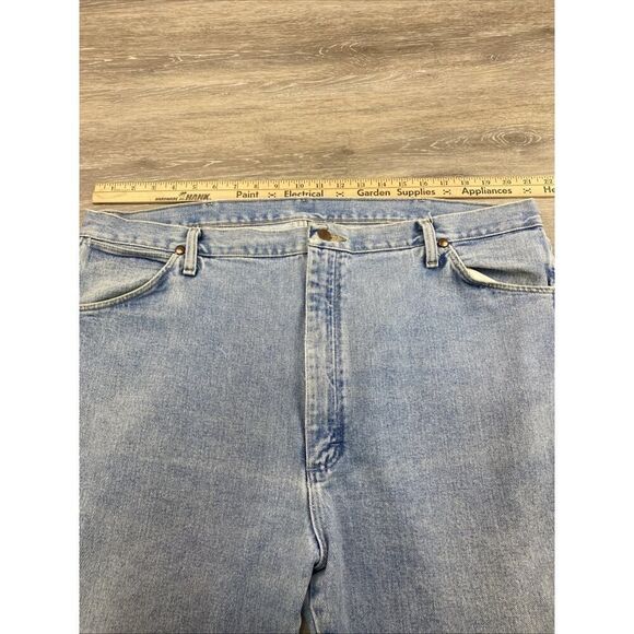 Wrangler Jeans Men's 42x34 Fits 42x31 Blue 13MWZAW Cowboy Cut Western Denim - Picture 4 of 9